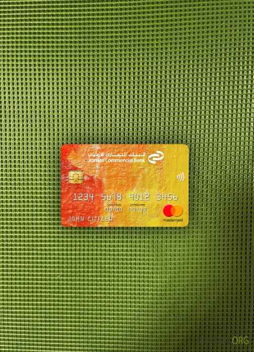 Jordan Commercial Bank JCB bank mastercard photolook recto